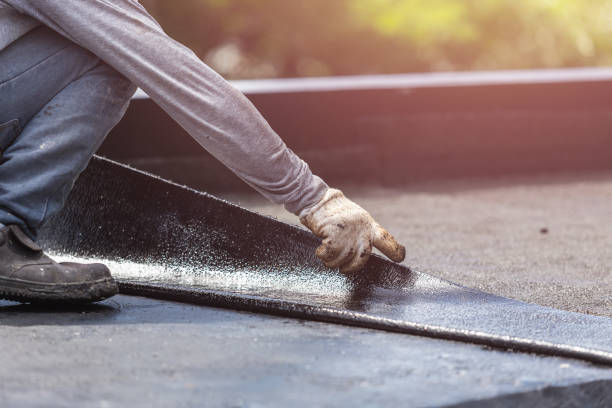 Professional Basement Waterproofing technician working in Sawyerville, AL